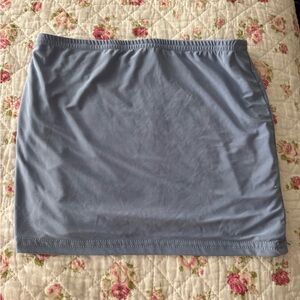 Blue mini skirt